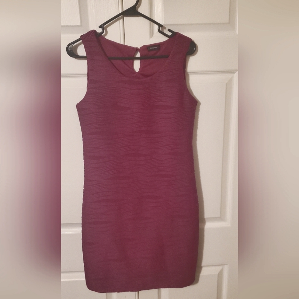 Cocomo Fuchsia Textured Mini Dress